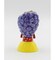 Ceramic Purple Hair Dollymama Vase, Makeup Brush Holder, Kitchen Decor, Vanity Decor, Gift for Her